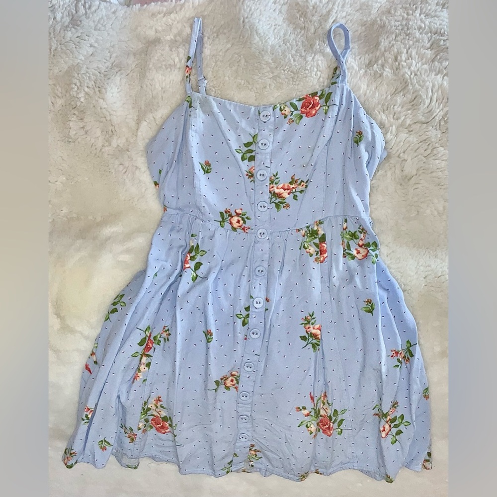 Blue Floral Sundress